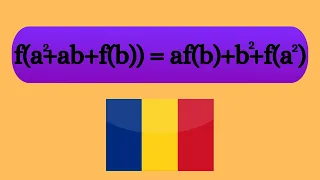 A nice functional equation from Romania