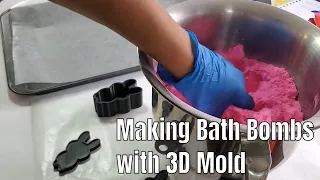 3D Bath Bombs for Easter | Using Parton Print Molds | Recipe Included