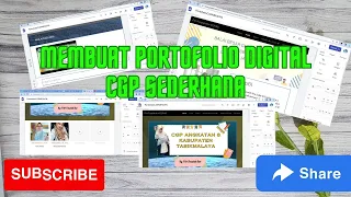 MEMBUAT PORTOFOLIO DIGITAL CGP DENGAN GOOGLE SITES BAGI PEMULA