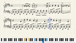 Deltarune - THE WORLD REVOLVING - Piano Sheet Music