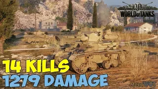 World of Tanks |  M2 Light Tank  | 14 KILLS | 1279 Damage - Replay Gameplay 4K 60 fps