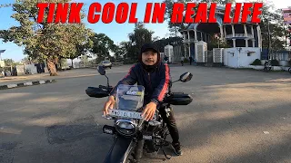 I met TINK COOL for the first time and we went for a short ride | Test riding Xpulse 200