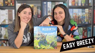 Rebirth ~ Easy to teach, Easy to table Knizia tile-layer | Board Game Prototype Preview