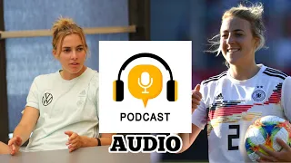 PODCAST 🎙️ Audio ♥️⚽️ PK mit DFB Frauen Mannschaft Damen Fussball Team Germany Women World Cup 2023