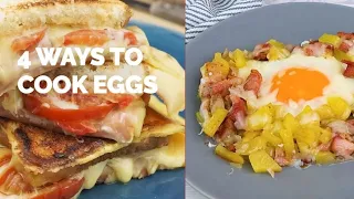 4 ways to cook eggs