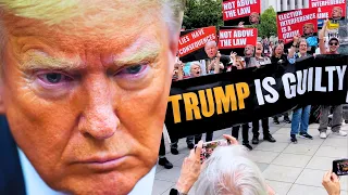 Trump Guilty: Bizarre Scenes Outside Courthouse After Bombshell Verdict