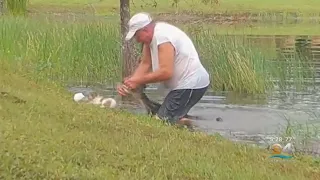 Caught On Camera: Florida Man Rescues His 3-Month-Old Puppy From Jaws Of An Alligator