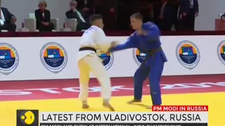 PM Modi attends judo tournament with Putin