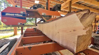 Homegrown Lumber on a Mobile Sawmill