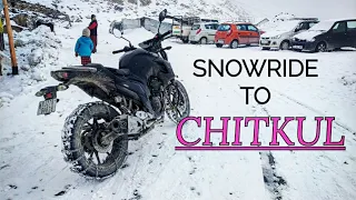 Snow ride to chitkul - Switzerland of India