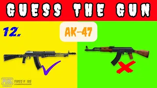 Guess the Gun | Guess the correct gun | Guess the gun challenge | guess the free fire gun by emoji