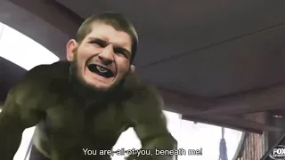 Khabib vs Conor marvel scene