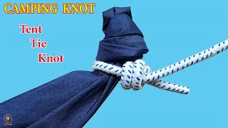 How To Tie Tarp Corner | Knot To Tie A Tarp Corner for Wild Camping & Bushcraft #2 @9DIYCrafts