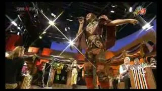 Rocking Son aka. KAZACHOK beim SWR-Fernsehen "Fröhlicher Weinberg" - Song "Dschinghis Khan"