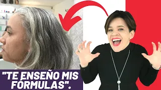 Cómo Disimular Tus CANAS Con un DISEÑO de COLOR - Ana Vásquez Estilista