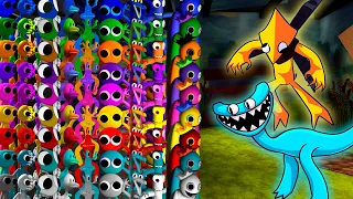 YELLOW & CYAN together Vs All Rainbow Friends All Colors | Friday Night Funkin Mod Roblox