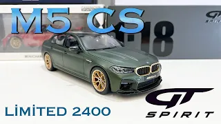 BMW M5 CS (F90) GREEN 1:18 GT SPIRIT / LIMITED EDITION