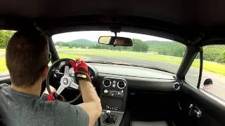 Turbo Miata Lime Rock Park Open Auto X Practice Laps 7/19/14