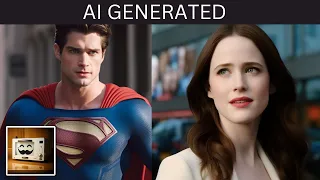 Superman AI - Superman Legacy: David Corenswet as Superman and Rachel Brosnahan as Lois Lane