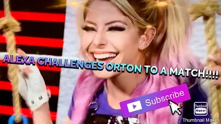 ALEXA BLISS CHALLENGES RANDY ORTON TO A MATCH AT WWE FASTLANE!!!!