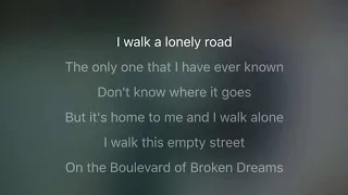 Boulevard of Broken Dreams -Green Day (Female Cover by: Loreen)