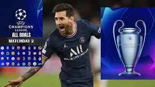 All Champions League Goals 2021/22 ● Matchday 2 | HD #championsleague #uefa #Highlights