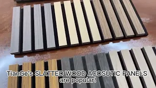 [TianGe Acoustic] Simple Yet Beautiful Wood Slat Panels For Walls