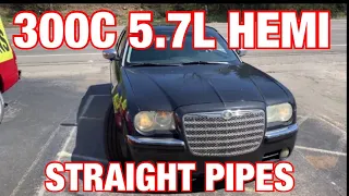 2006 Chrysler 300 C DUAL EXHAUST w/ STRAIGHT PIPES!