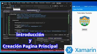 Introducción Y Creación de Pagina Principal Xamarin Forms