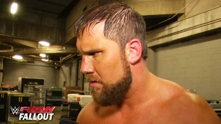 Curtis Axel reacts to his confrontation with Dean Ambrose - Raw Fallout - February 2, 2015