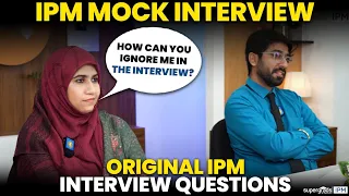 IPMAT 2024 Live MOCK Interview | Don't Make these Mistakes - IPMAT Interview Tips | IPMAT MOCK Test