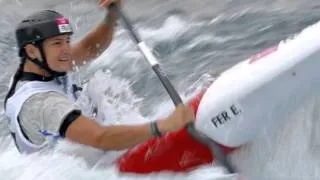 Emilie Fer of France wins Olympic gold medal in women's kayak slalom