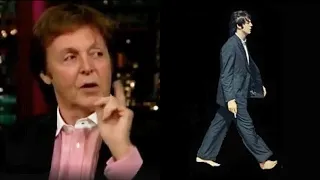 Paul McCartney with David Letterman - On Crossing Abbey Road Barefoot.