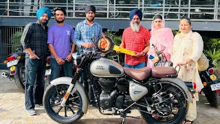 Taking Delivery Of Classic 350 Reborn || Bad Experience @royalenfield|| Gursikhcouple🚩
