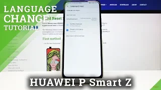 How to Change Language in HUAWEI P Smart Z – Set Any Language You Want