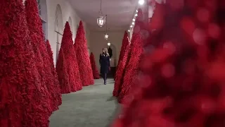 Melania Trump's Terrifying Christmas Decorations