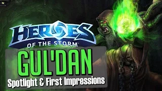 Heroes of the Storm: Gul'dan Hero Spotlight (ALL Abilities & Talents!)