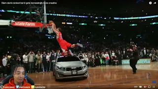 Reacting To Slam dunk contest but it gets increasingly more creative!