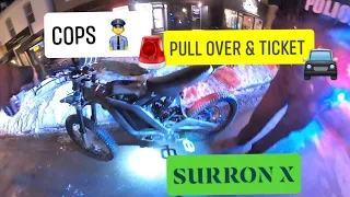 Sur-Ron X Gets Pulled Over By The Police,  And Got Tickets, E-Bike Laws Ontario