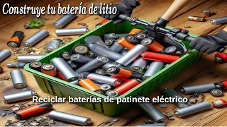 Reciclar bateria de patinete electrico