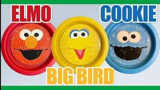 Learning Colors for Toddlers with Sesame Street PlayDoh | Create DIY Pumpkins | Elmo Big Bird Cookie