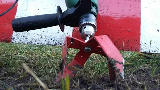 Homemade a Rotary CULTIVATOR for DRILL Machine || Amazing Drill Hacks at Home ||