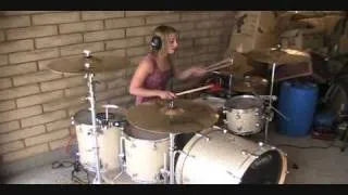 Lindsey Raye Ward - 30 Seconds To Mars - Closer To The Edge (Drum Cover)