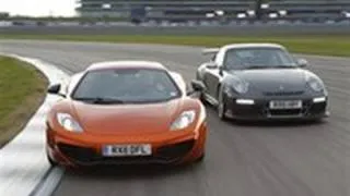 Porsche GT3 RS vs McLaren MP4-12C video review feature