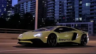 Toronto Late Night Madness w/ Aventador LP750-4 SV ft. Armytrix Titanium Exhaust By YST Tuning