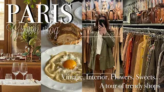 Paris Shopping Vlog "Visiting trending shops & Vintage shops" Bakeries and restaurants |Paris trip