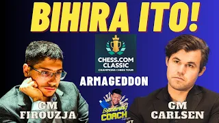 CHAMPION! PAMBIHIRA GINAWA! Firouzja vs Carlsen! Chess com Classic Reset Armageddon
