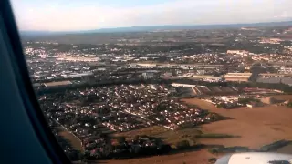 A320 Landing in Marseille airport Air France Airbus A320