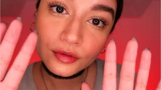 ASMR *TINGLY* Face Massage/Touching for Relaxation (Layered Sounds)