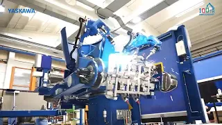 Posicionador compacto YASKAWA RWV2 de dos estaciones para soldadura arco robotizada